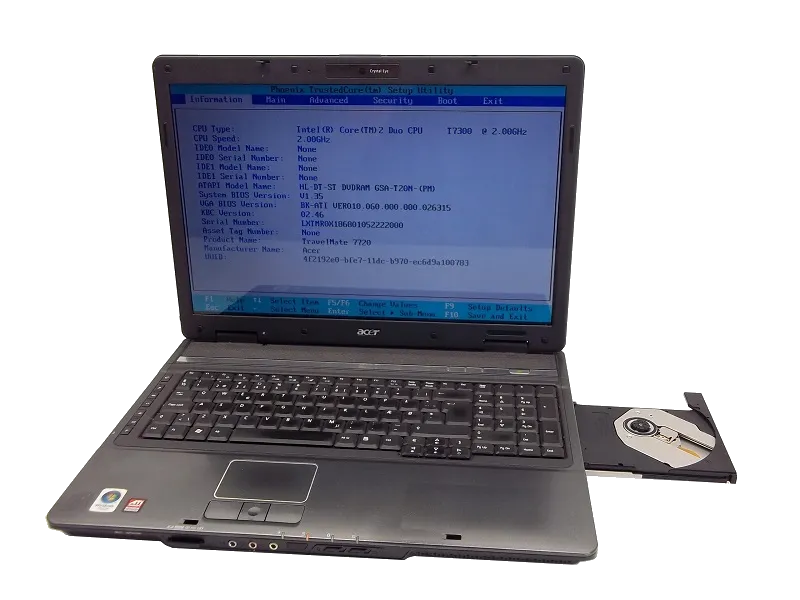 Замена шлейфа Acer TravelMate 7720